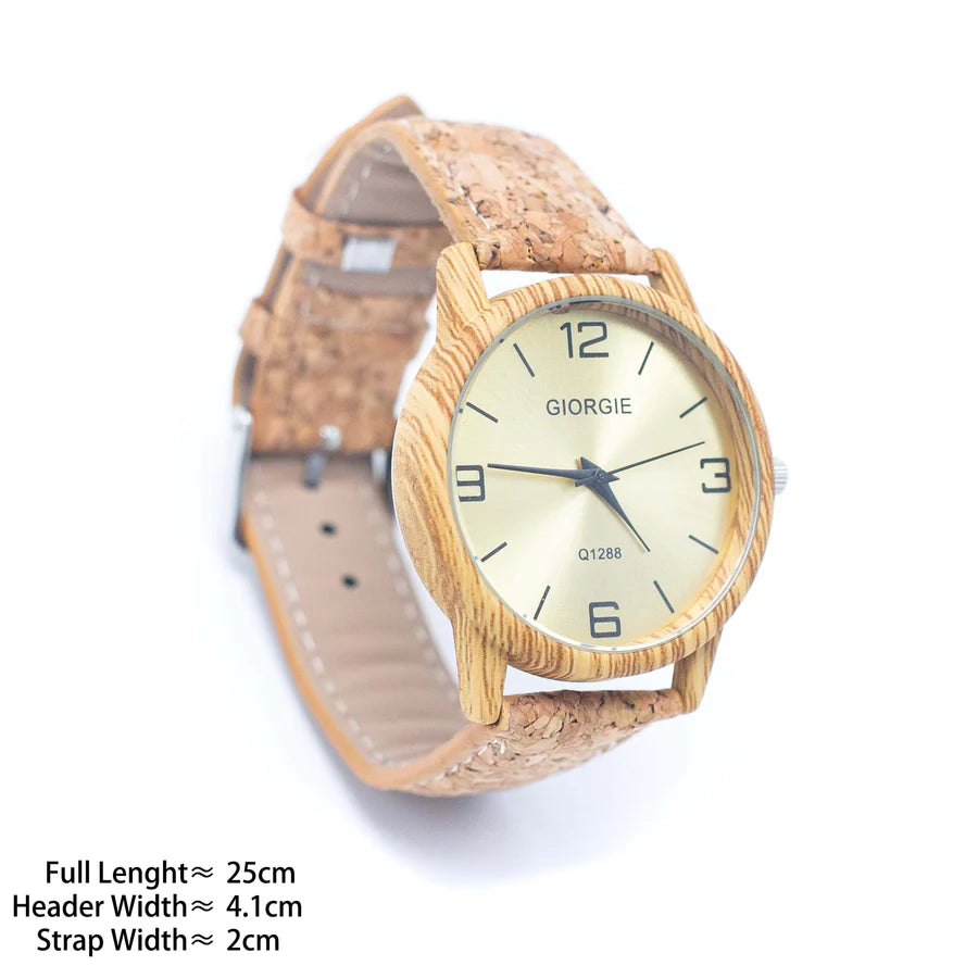 Natural Cork watch unisex fashion Watch