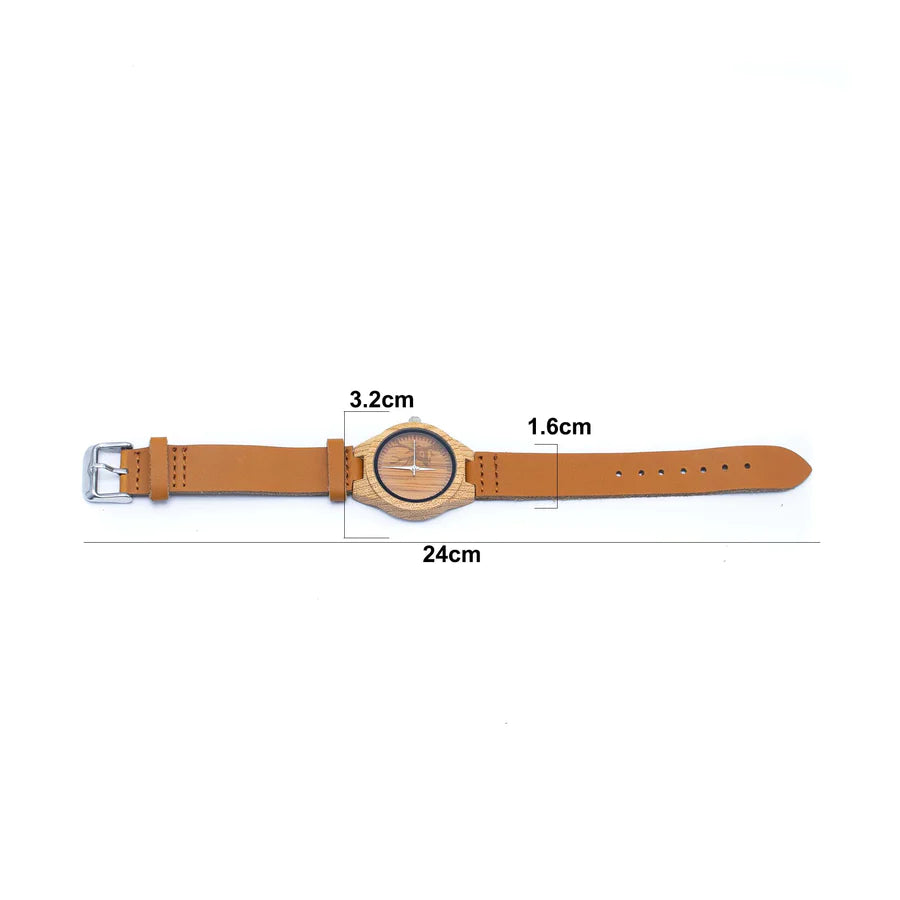 Deer Vintage ladies watch Leather Strap Quartz Watch