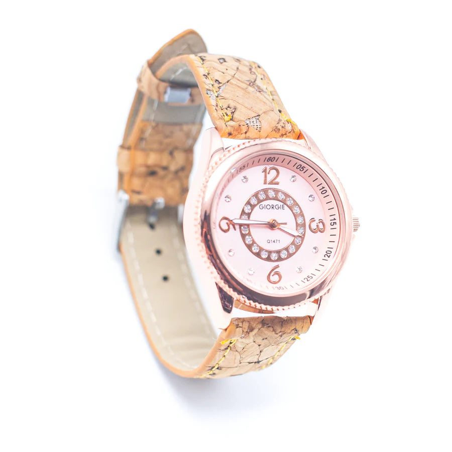 Natural Cork watch unisex fashion Watch WA-385