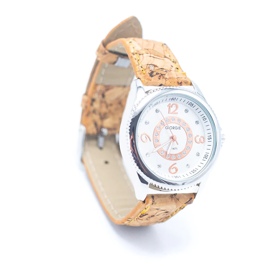 Natural Cork watch unisex fashion Watch WA-385