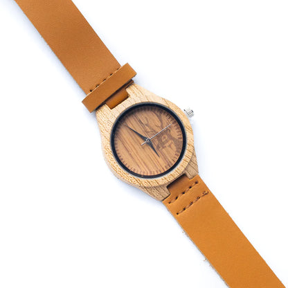 Deer Vintage ladies watch Leather Strap Quartz Watch