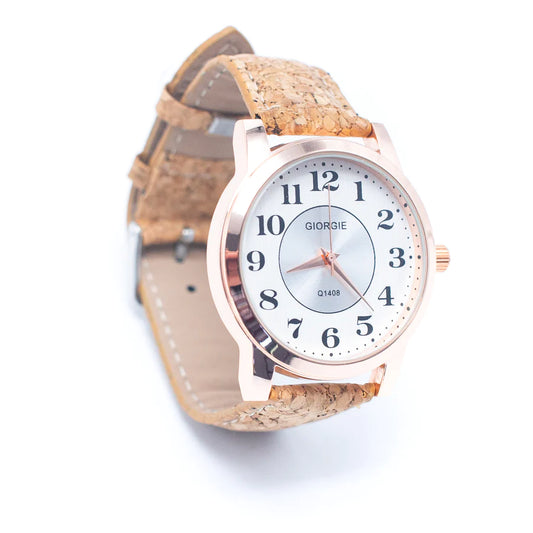 Natural Cork watch unisex fashion Watch