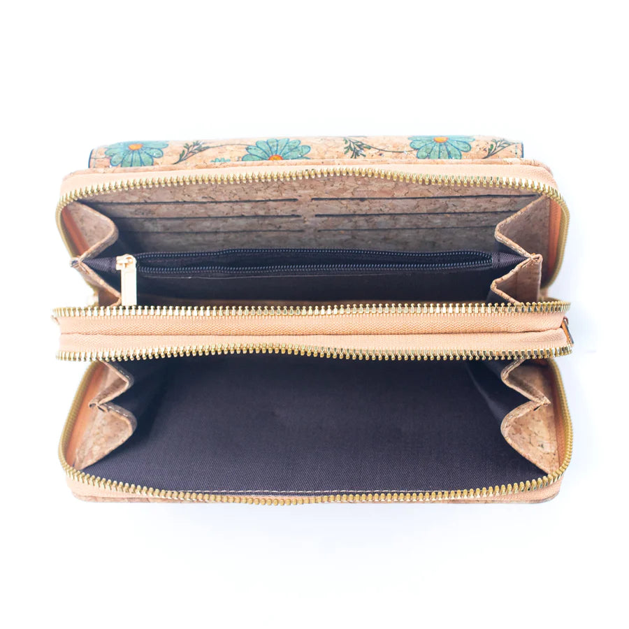 Front pocket Cork Crossbody Wallet mobile phone bag