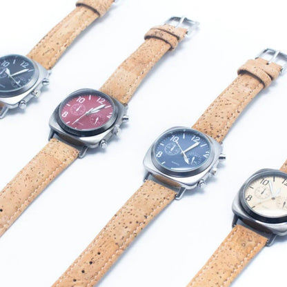 Natural Cork watch strap women fashion Watch