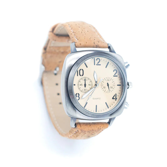 Natural Cork watch strap women fashion Watch