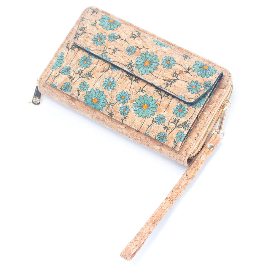 Front pocket Cork Crossbody Wallet mobile phone bag